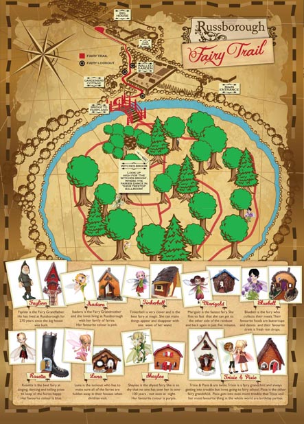 Russborough Fairy Trail Map