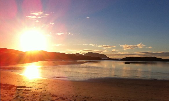 derrynane long beach sunset
