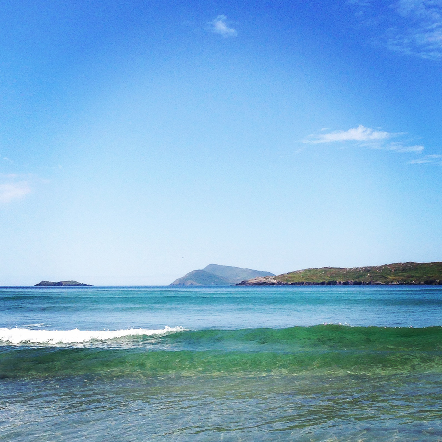 Beautiful waves in Ireland